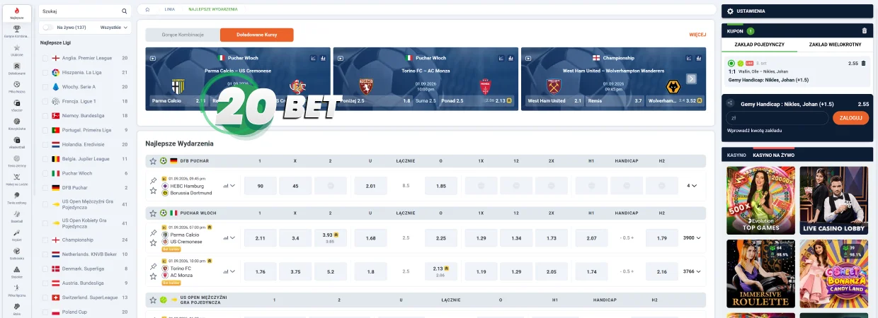 20Bet Kasyno