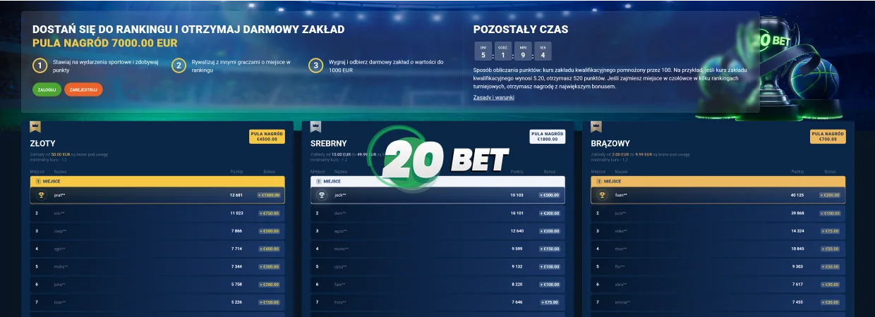 20Bet w sieci